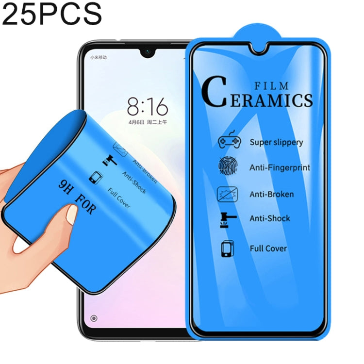 25 PZ Pellicola in ceramica con colla completa 2.5D a copertura totale per Xiaomi Redmi Note 7 / Redmi Note 7 Pro, For Xiaomi Redmi Note 7 / Redmi Note 7 Pro (25 PCS)