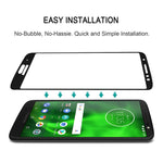 Pellicola proteggi schermo in vetro temperato con colla completa per Motorola Moto E5, For Motorola Moto E5