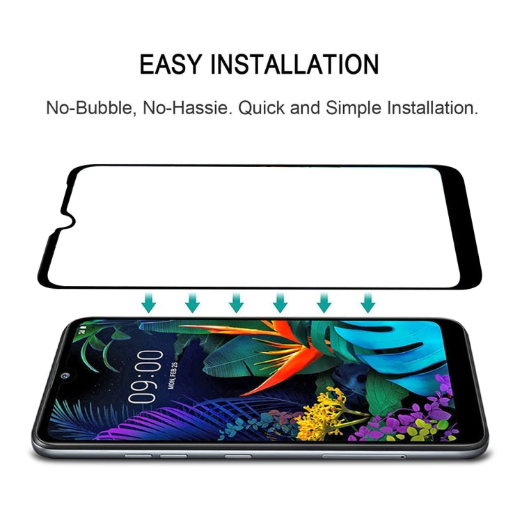 Pellicola in vetro temperato a schermo intero 9H per LG X6 (2019) / Q60 / K50, For LG X6 (2019) / Q60 / K50 (1 PCS)