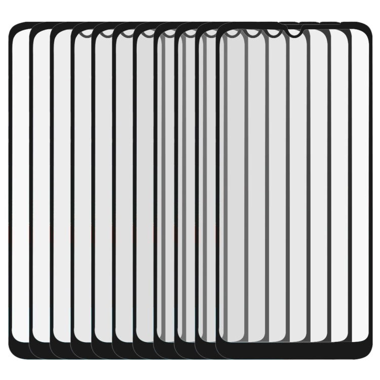 25 PZ Pellicola in vetro temperato a schermo intero 9H per LG X6 (2019) / Q60 / K50, For LG X6 (2019) / Q60 / K50 (25 PCS)