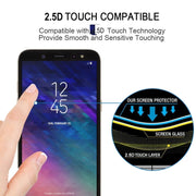 Pellicola vetro temperato Full Glue per Samsung Galaxy A6+ 2018