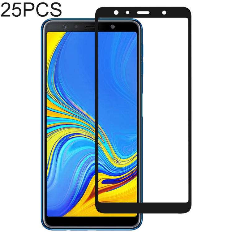 Pellicola vetro temperato per Galaxy A7 2018 - 25 pezzi