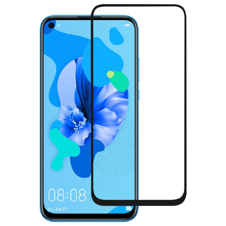 Pellicola salvaschermo in vetro temperato Full Glue Full Cover per Huawei Nova 5i, For Huawei Nova 5i