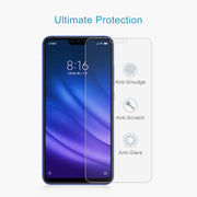 100 PZ 0,26mm 9H Durezza superficiale 2.5D Pellicola in vetro temperato a schermo intero per Xiaomi Mi 8 Lite, For Mi 8 Lite