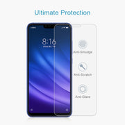 Pellicola in vetro temperato a schermo intero con durezza superficiale 0,26 mm 9H per Xiaomi Mi 8 Lite, For Mi 8 Lite