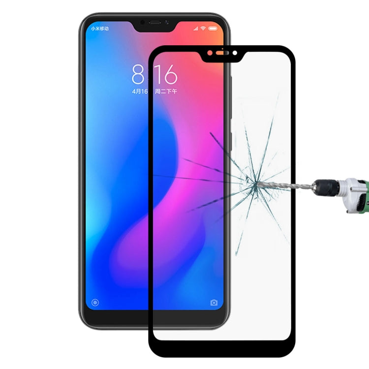 Pellicola in vetro temperato in fibra di carbonio a schermo intero anti-scoppio ultra sottile 9H 3D HD per Xiaomi Redmi Note 6, Xiaomi Redmi Note 6