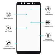 Pellicola in vetro temperato in fibra di carbonio a schermo intero anti-scoppio ultra sottile 9H 3D HD per Xiaomi Mi 6X / A2, Xiaomi Mi 6X / A2