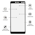 Per Nokia 7 0.3mm 9H Durezza superficiale 2.5D Pellicola in vetro temperato a schermo intero antideflagrante, For Nokia 7 （1）