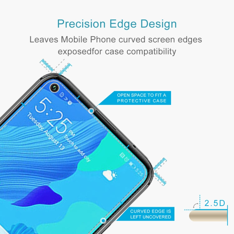 Per Huawei Nova 5T 10 PZ 0,26mm 9H 2.5D Pellicola in vetro temperato, For Huawei Nova 5T
