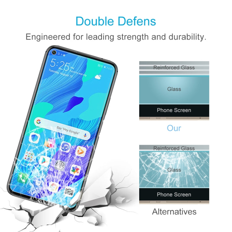 Per Huawei Nova 5T 10 PZ 0,26mm 9H 2.5D Pellicola in vetro temperato, For Huawei Nova 5T