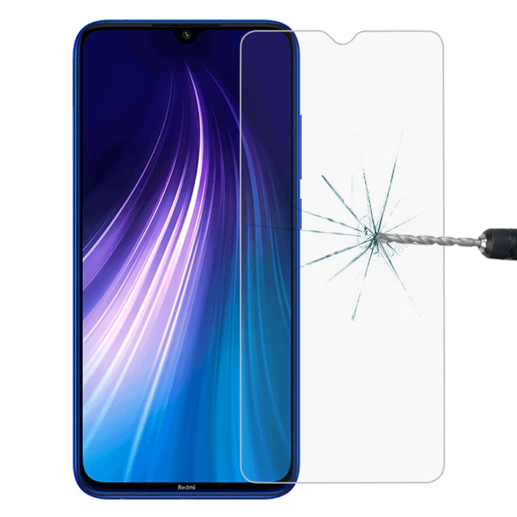 Pellicola vetro temperato 0,26mm per Xiaomi Redmi Note 8 2021