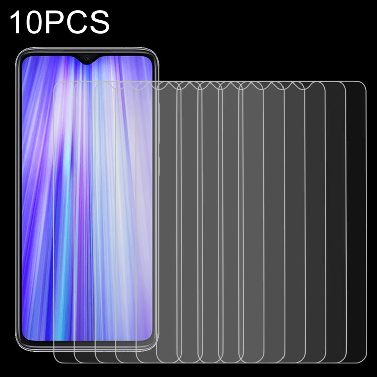 Per Xiaomi Redmi Note 8 Pro 10 PCS 0,26mm 9H 2,5D Pellicola in vetro temperato, For Xiaomi Redmi Note 8 Pro