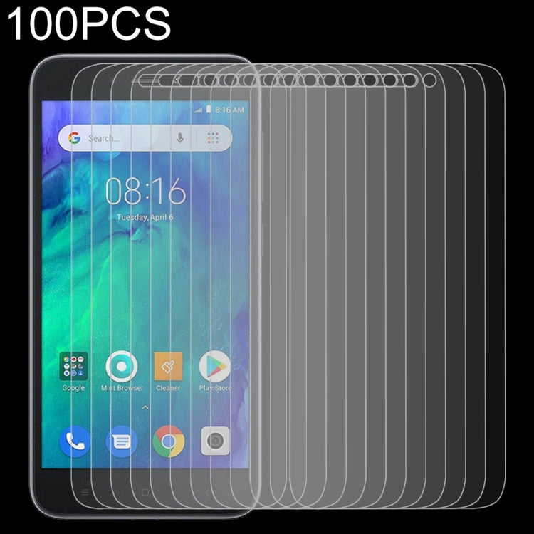 Pellicola in vetro temperato da 100 pezzi 0,26 mm 9H 2,5D per Xiaomi Redmi Go, For Redmi Go