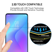 Pellicola in vetro temperato a schermo intero 9H 2.5D da 2 pezzi per Xiaomi Redmi K20 / Redmi K20 Pro / K20 Pro Premium, For Xiaomi Redmi K20 (2 PCS)