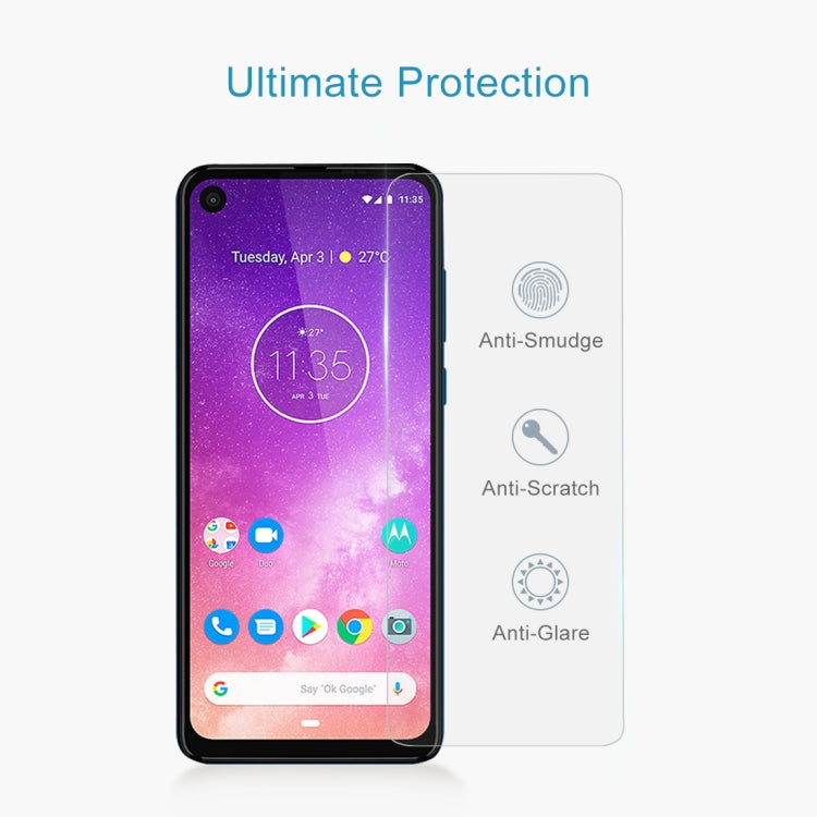 Pellicola in vetro temperato 9H 2.5D da 0,26 mm per Motorola One Vision, For Motorola One Vision (1 PCS)