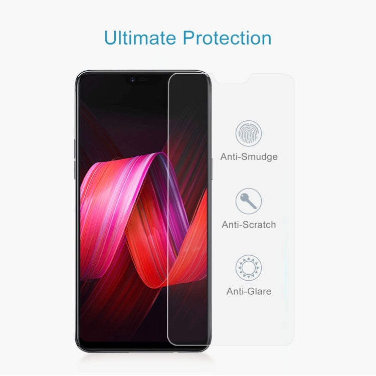 Pellicola vetro temperato 9H per OPPO R15 10 pezzi