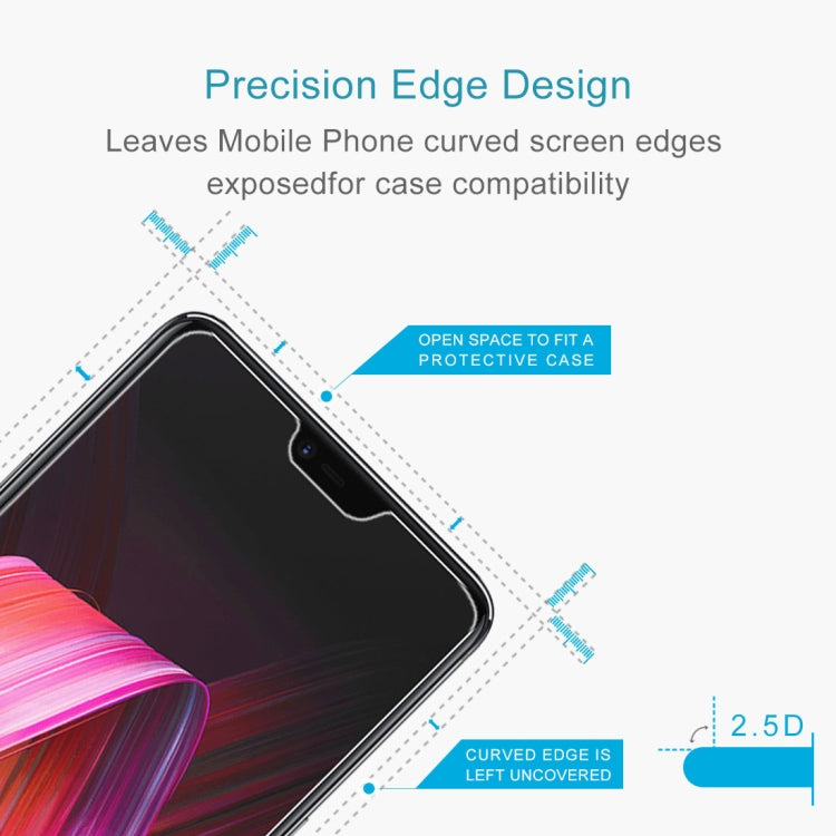 Pellicola in vetro temperato 9H per OPPO R15 Pro