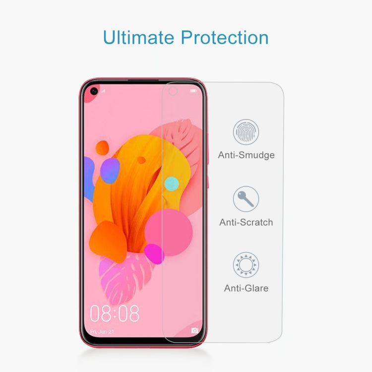 Pellicola in vetro temperato 9H 2.5D da 0,26 mm per Huawei nova 5i, For nova 5i