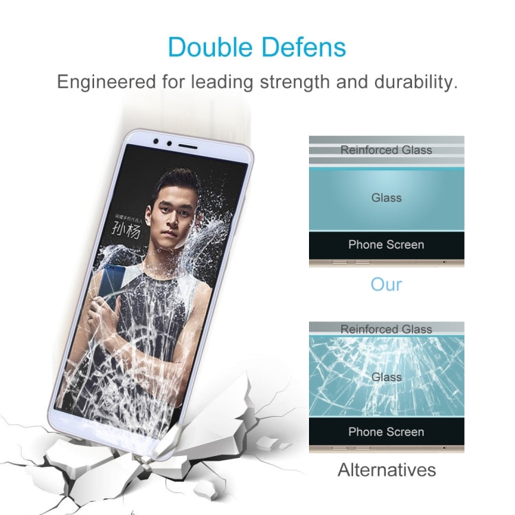 10 PZ per Huawei Honor Play 7X 0,26mm 9H Durezza superficiale 2.5D Pellicola per schermo in vetro temperato antideflagrante, For Honor Play 7X