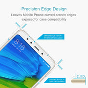 2 PZ per Xiaomi Redmi 5 0,26mm 9H Durezza superficiale 2.5D Pellicola per schermo in vetro temperato antideflagrante, For Redmi 5