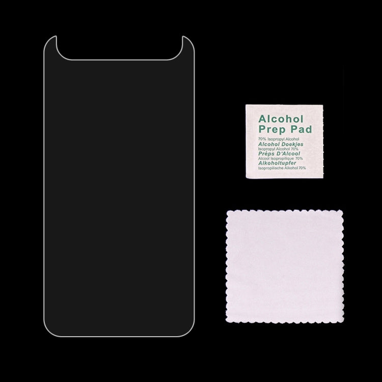 Pellicola proteggi schermo in vetro temperato antideflagrante 2.5D per telefono cellulare da 4,0 pollici 0,26 mm 9H Durezza superficiale