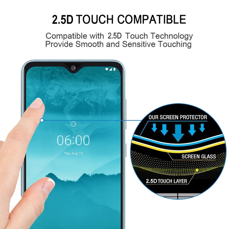 Pellicola vetro temperato per Nokia 6.2 copertura totale