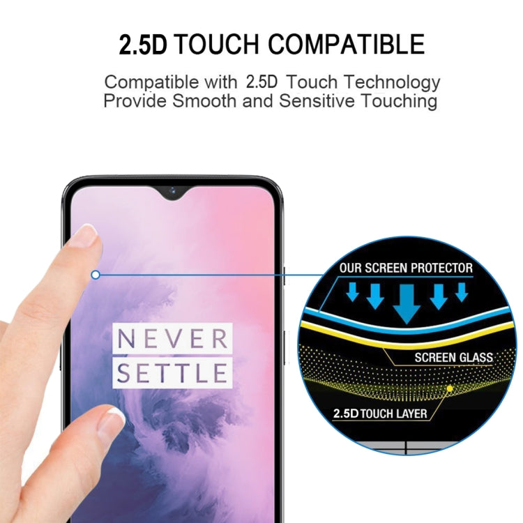 Pellicola in vetro temperato con bordo curvo per OnePlus 7 2 pezz