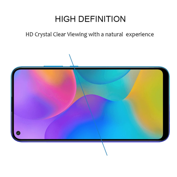 Pellicola proteggi schermo in vetro temperato a copertura totale per Huawei Honor Play 3, For Huawei Honor Play 3 (1 PC)