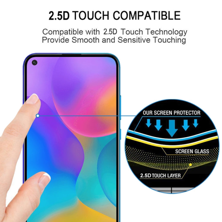 Pellicola proteggi schermo in vetro temperato a copertura totale per Huawei Honor Play 3, For Huawei Honor Play 3 (1 PC)