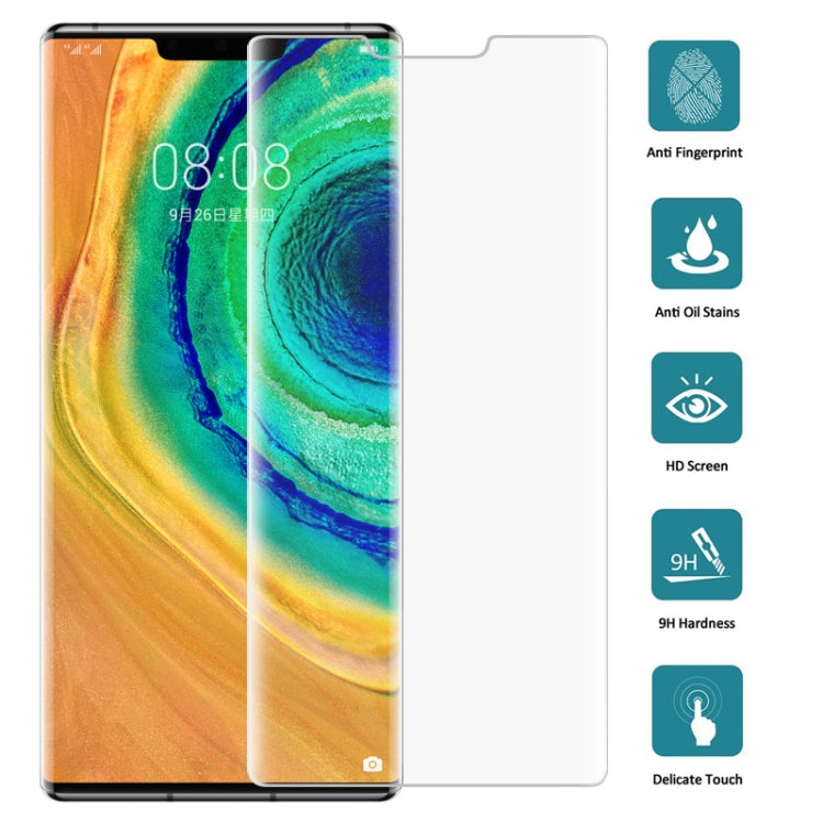 10 pezzi per Huawei Mate 30 Pro / Mate 30E Pro 5G / Mate 30 RS Porsche Design Pellicola protettiva per schermo in vetro temperato ultra sottile 9H 2.5D, For Huawei Mate 30 Pro / Mate 30E Pro 5G