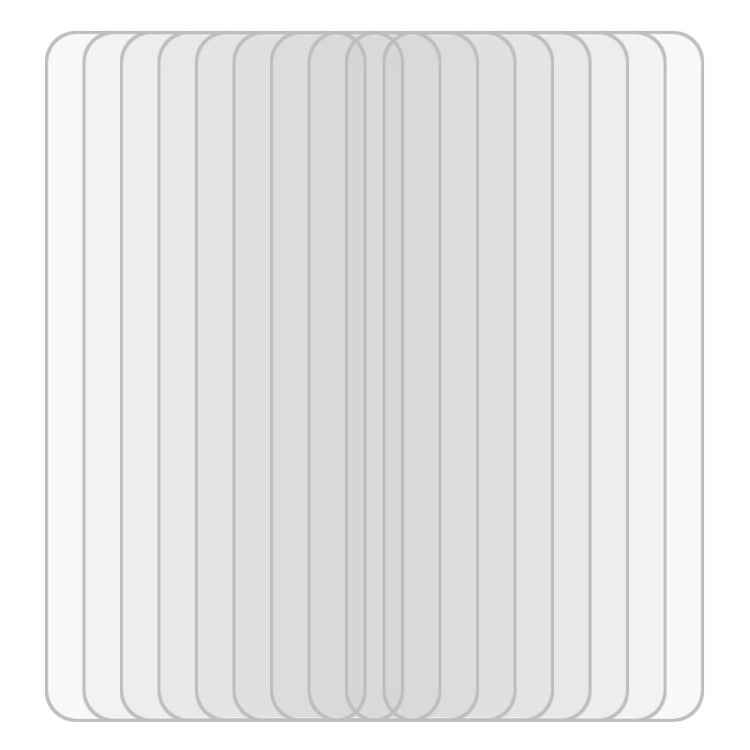 10 pezzi per Huawei Enjoy 10 Plus Pellicola protettiva per schermo in vetro temperato ultra sottile 9H 2.5D, For Huawei Enjoy 10 Plus