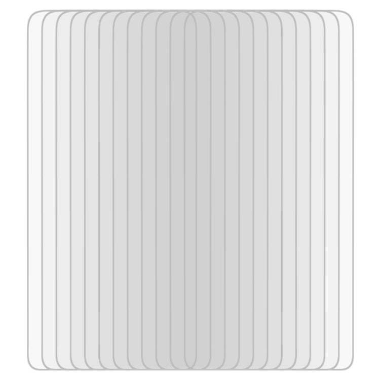 10 pezzi per Huawei Honor Play 3 Pellicola protettiva per schermo in vetro temperato ultra sottile 9H 2.5D, For Huawei Honor Play 3