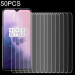 Pellicola in vetro temperato da 50 pezzi 0,26 mm 9H 2,5D per OnePlus 7T, For OnePlus 7T (50 PCS)