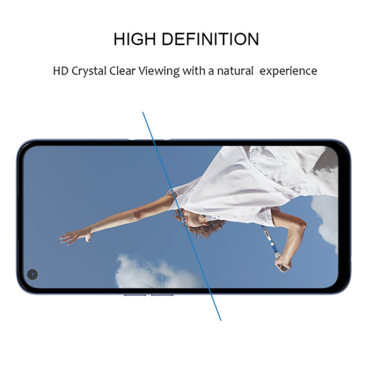 Per OPPO A52 Pellicola in vetro temperato a schermo intero con colla completa, For OPPO A52