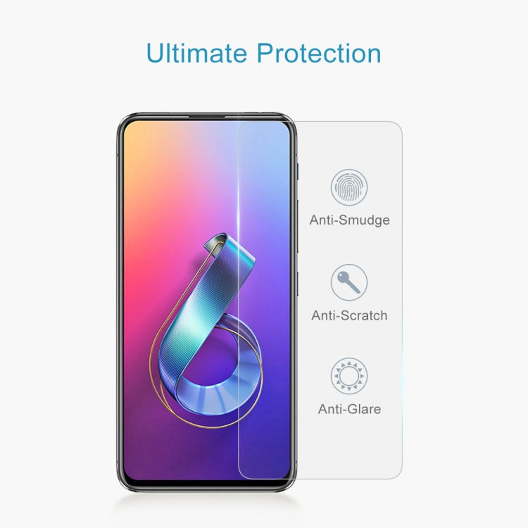 Pellicola in vetro temperato 0,26 mm 9H 2,5D per Asus Zenfone 6 ZS630KL, For Asus Zenfone 6 ZS630KL (1 PCS)