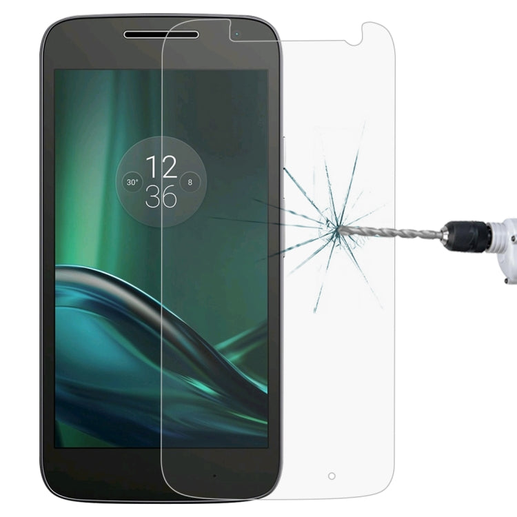 Pellicola in vetro temperato 9H 2.5D da 0,26 mm per Motorola Moto G4 Play, For Moto G4 Play