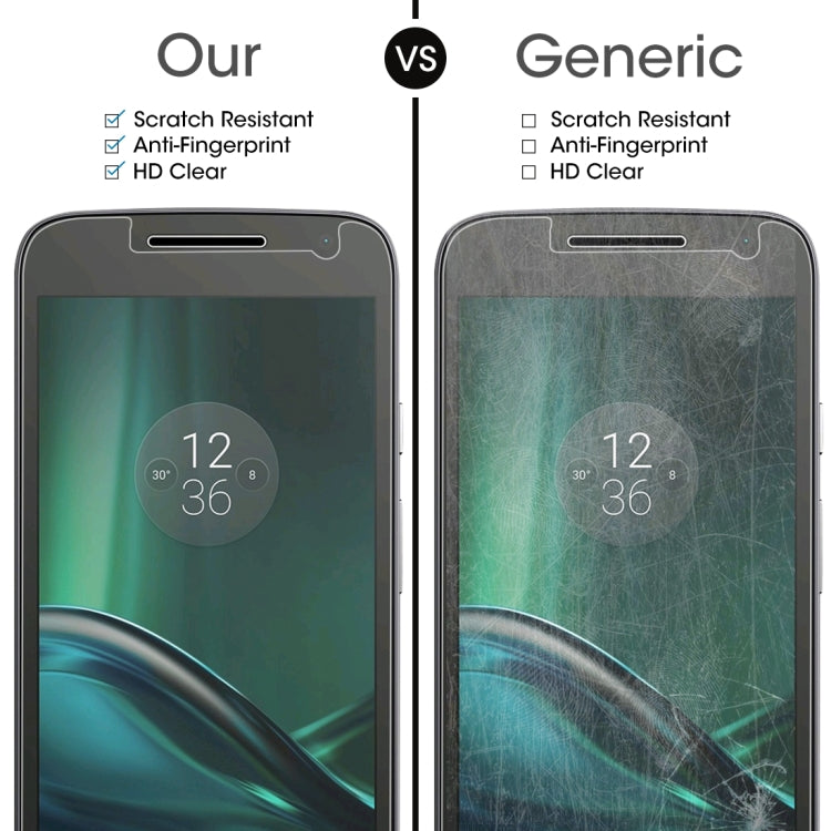 Pellicola in vetro temperato 9H 2.5D da 0,26 mm per Motorola Moto G4 Play, For Moto G4 Play