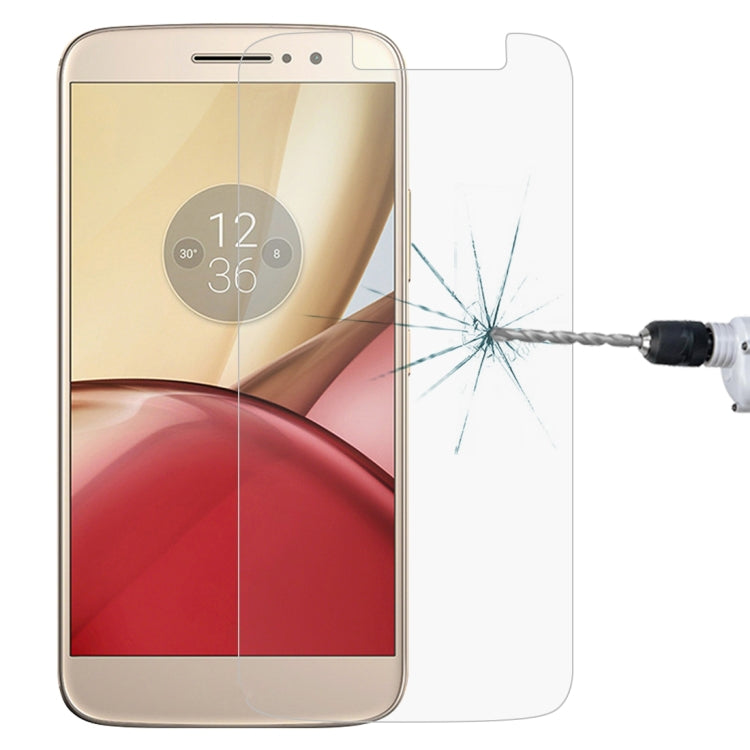 Pellicola in vetro temperato 0,26 mm 9H 2,5D per Motorola Moto M, For Moto M