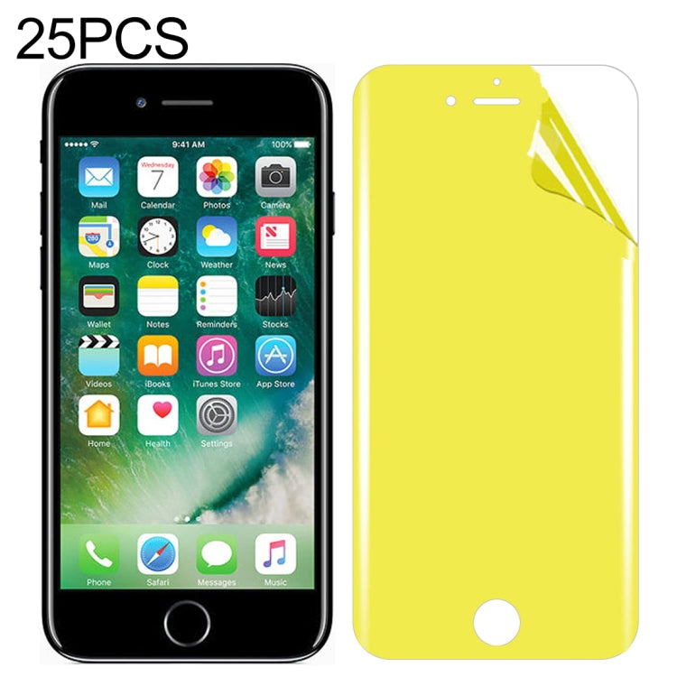 25 pezzi per iPhone SE 2020/8/7 Proteggi schermo frontale in morbido TPU a copertura totale, For iPhone 7 / 8(25 PCS)