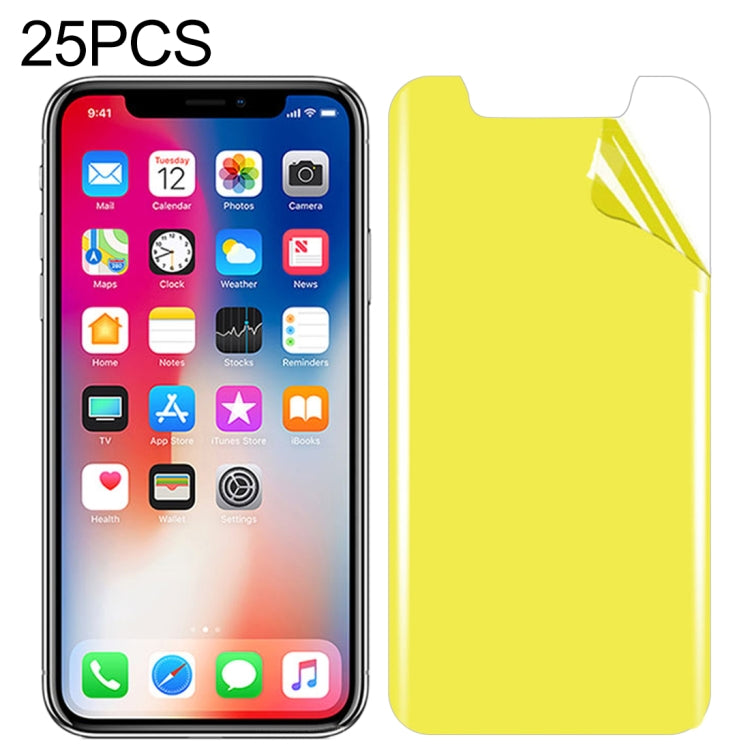 25 pezzi per iPhone X / XS Proteggi schermo frontale in TPU morbido a copertura totale, For iPhone X / XS(25 PCS)