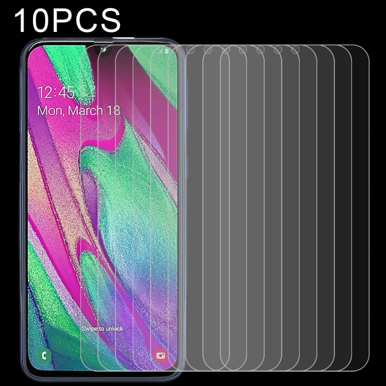 Pellicola vetro temperato 2.5D per Galaxy A40 10 pezzi