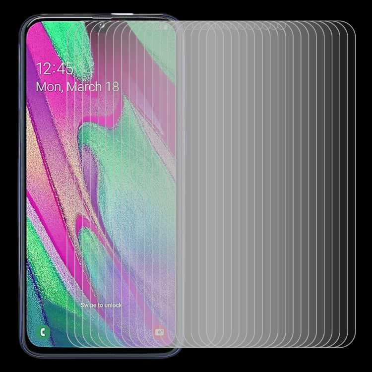 Pellicola in vetro temperato 2.5D per Galaxy A40 - 50 pezzi