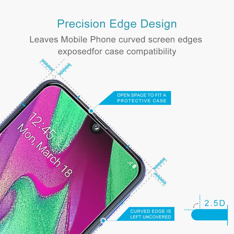 Pellicola in vetro temperato 2.5D per Samsung Galaxy A40
