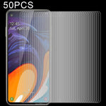 Pellicola in vetro temperato 2.5D per Galaxy A60 - 50 pezzi