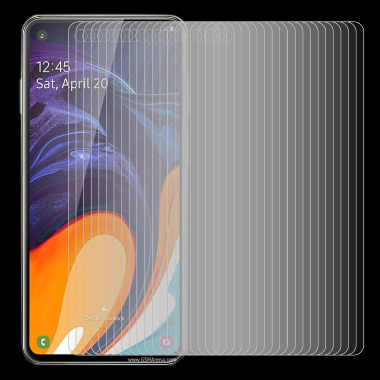 Pellicola in vetro temperato 2.5D per Galaxy A60 - 50 pezzi