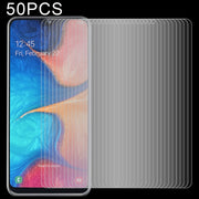 Pellicola vetro temperato 2.5D per Galaxy A20e 50 pezzi