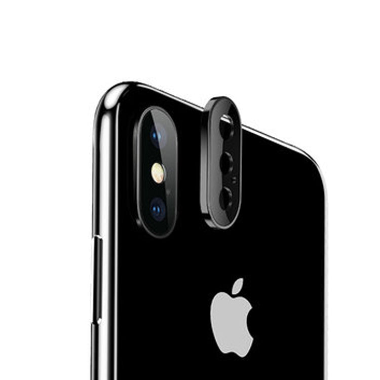 Per iPhone XS Max Pellicola in vetro temperato per protezione dell'obiettivo della fotocamera in metallo in lega di titanio, For iPhone XS Max (Black)(1 PC), For iPhone XS Max (Gold)(1 PC), For iPhone XS Max (Silver)(1 PC)