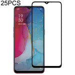 25 pezzi per OPPO Reno 3 / Reno3 Youth colla completa protezione schermo a copertura totale pellicola in vetro temperato, For OPPO Reno 3 (25 PCS)