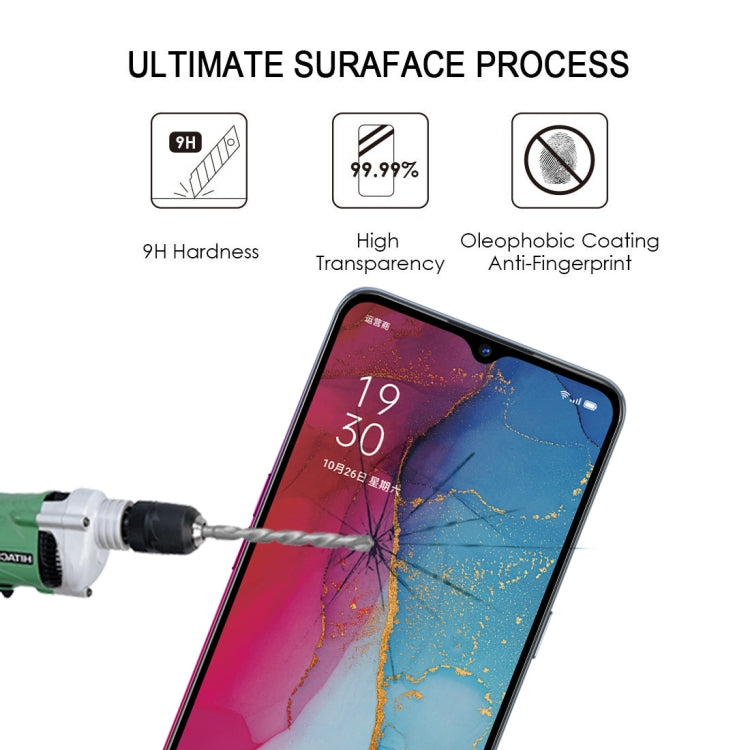 25 pezzi per OPPO Reno 3 / Reno3 Youth colla completa protezione schermo a copertura totale pellicola in vetro temperato, For OPPO Reno 3 (25 PCS)
