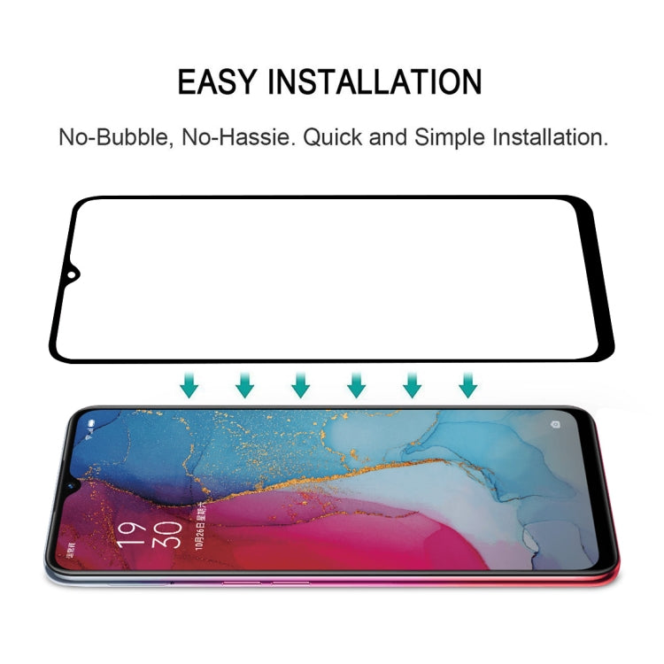 25 pezzi per OPPO Reno 3 / Reno3 Youth colla completa protezione schermo a copertura totale pellicola in vetro temperato, For OPPO Reno 3 (25 PCS)